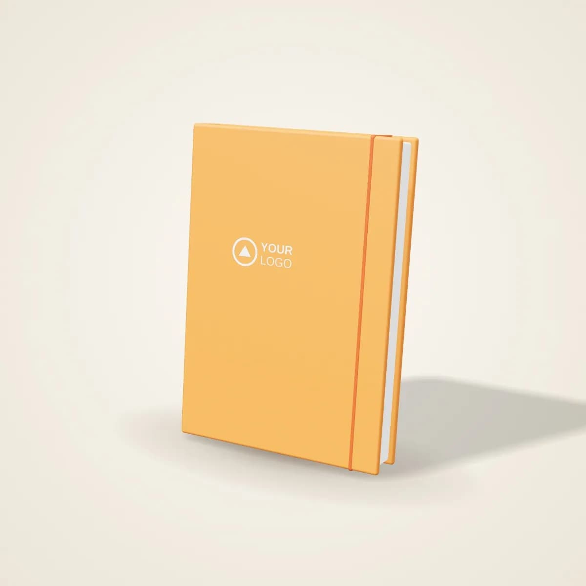 A5 Saddle-Stitched Printed Notebook with a custom logo