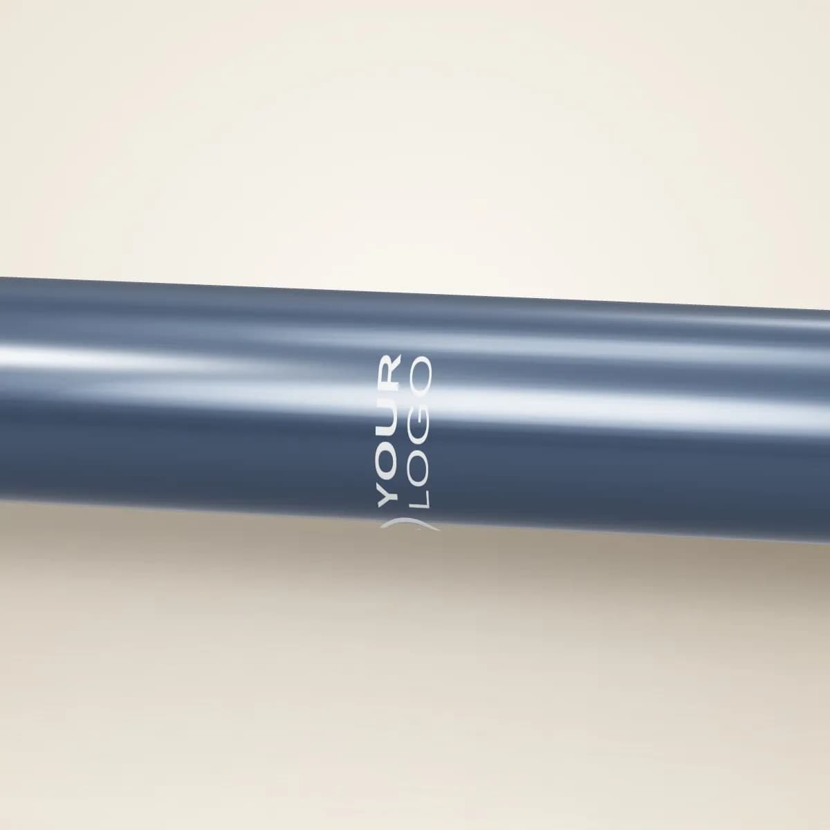 Close-up of the logo branding on the Aluminium Twist Ballpoint Pen with Stylus