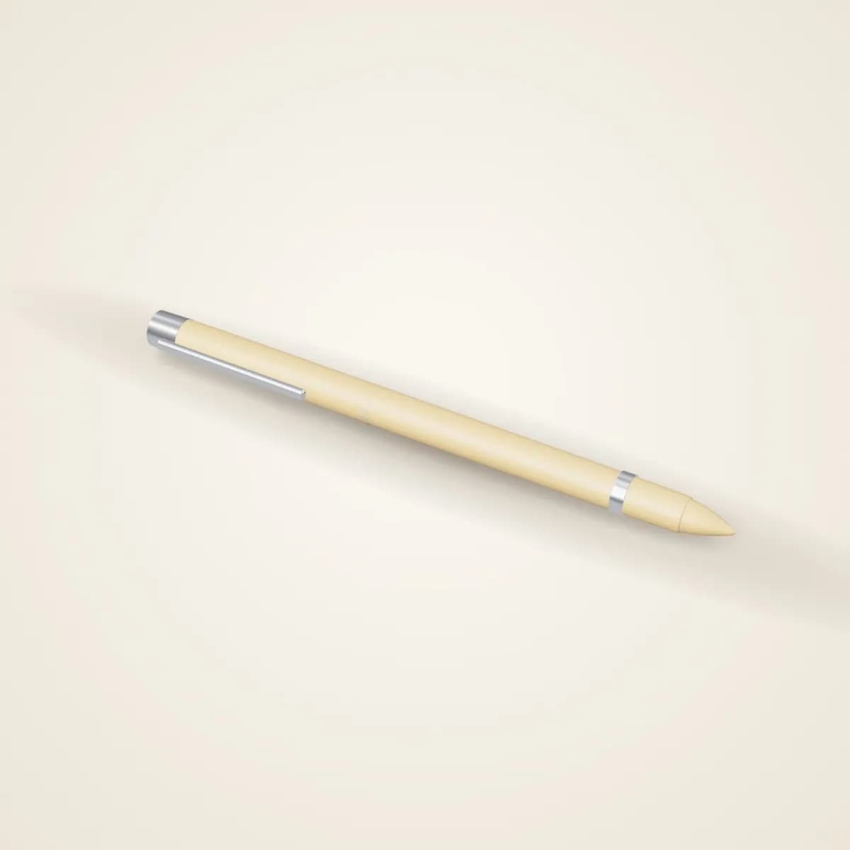 Bamboo Ballpoint Pen with Coloured Clip with a custom logo