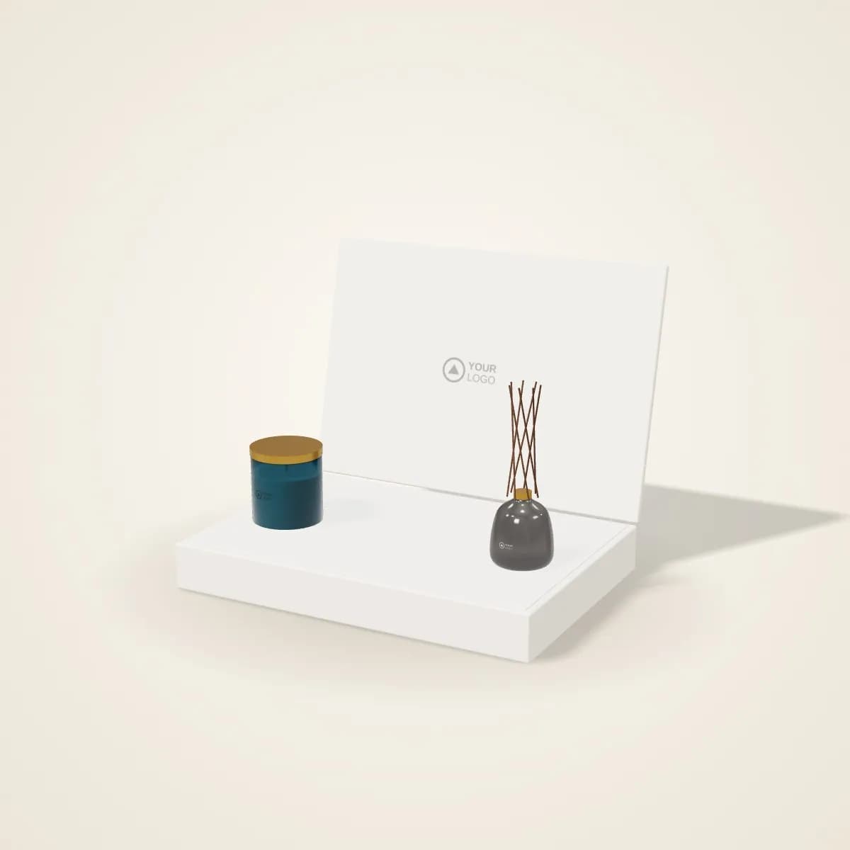 Candle and Reed Diffuser Luxury Box with a custom logo