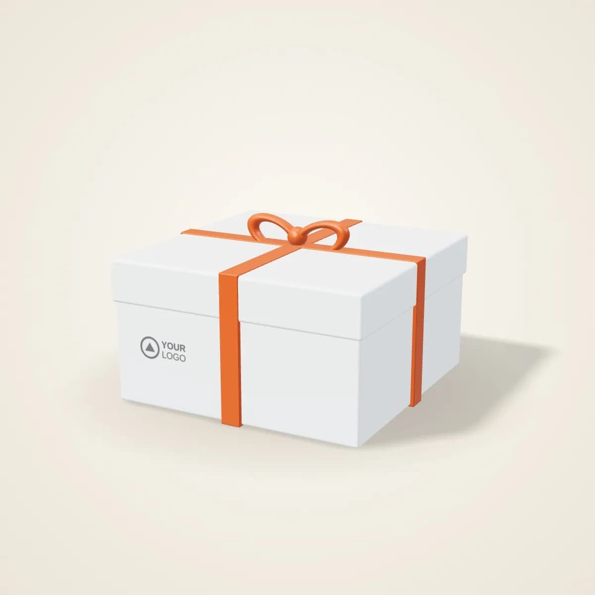 Clear Acrylic Gift Box with Lid with a custom logo