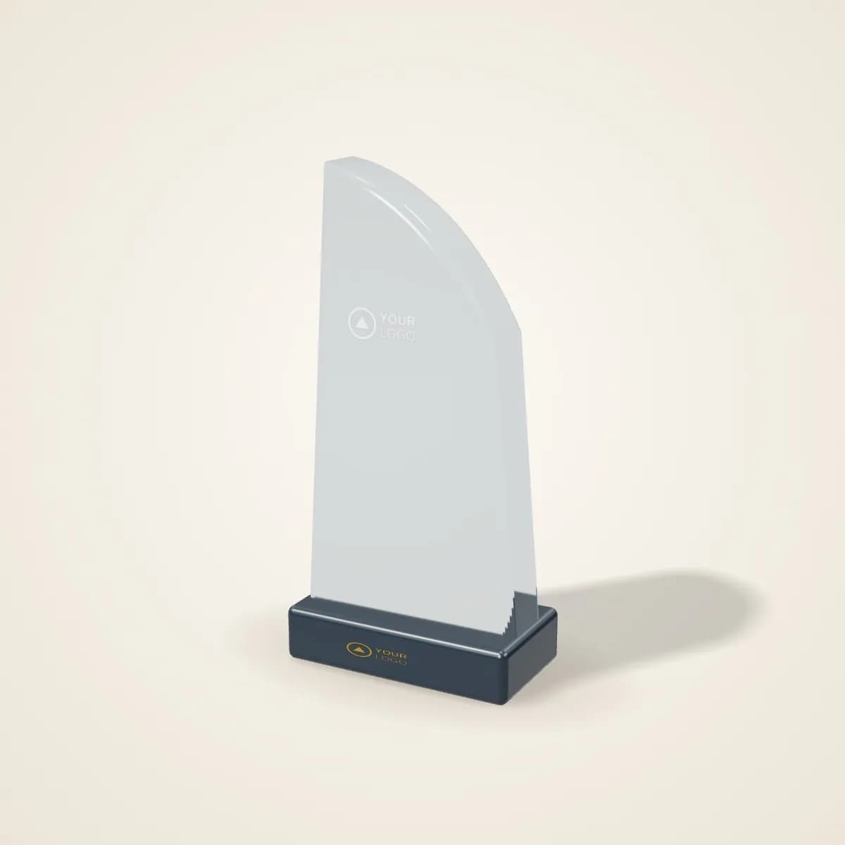 Crystal Diamond Paperweight with a custom logo