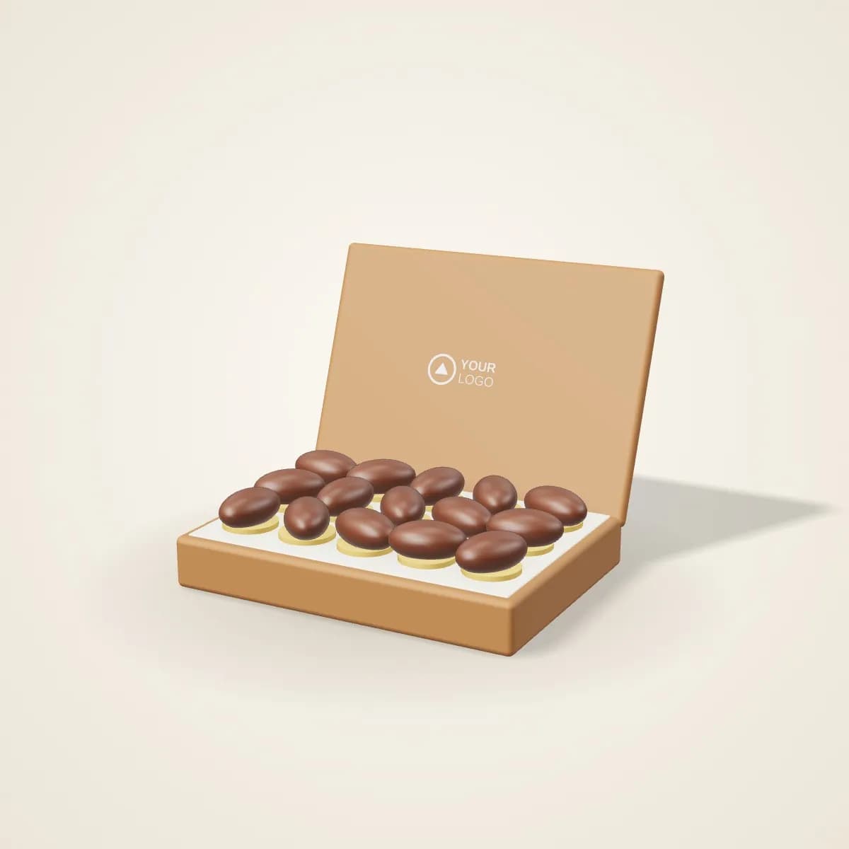 Dates and Arabic Sweets Gift Tray with a custom logo