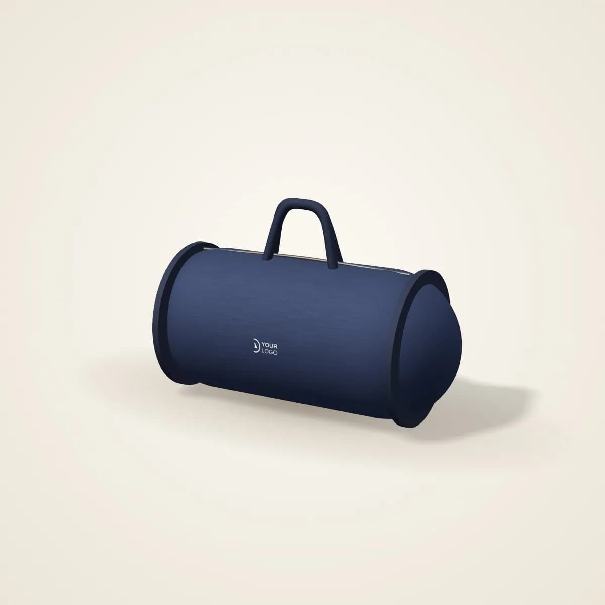 Drawstring Barrel Duffel Bag 420D with a custom logo