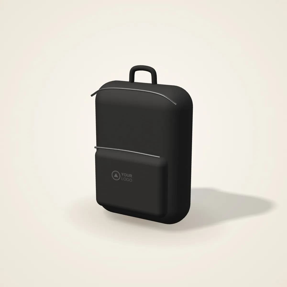 Genuine Leather Executive Backpack with a custom logo