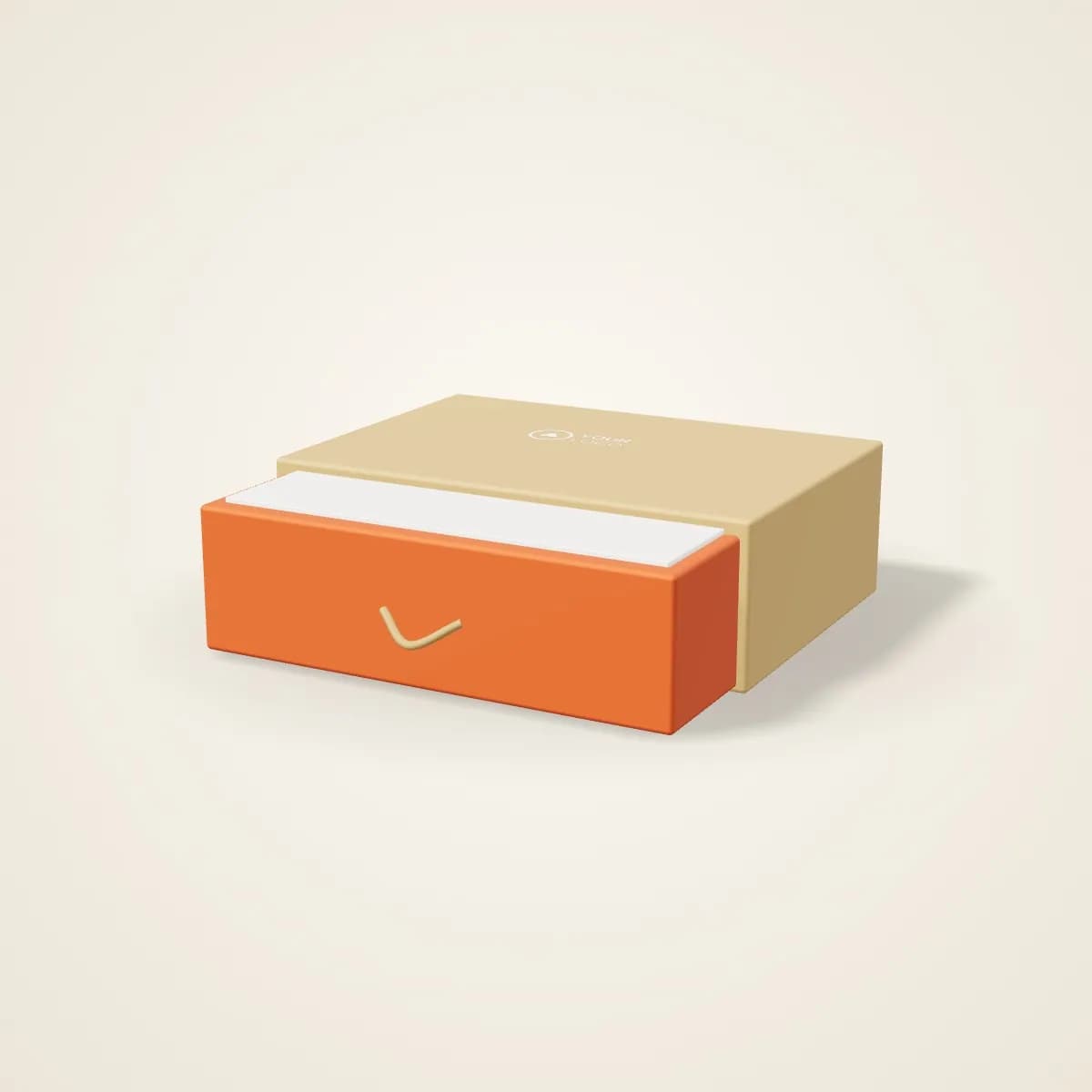 Kraft Mailer Gift Box with Printed Logo with a custom logo