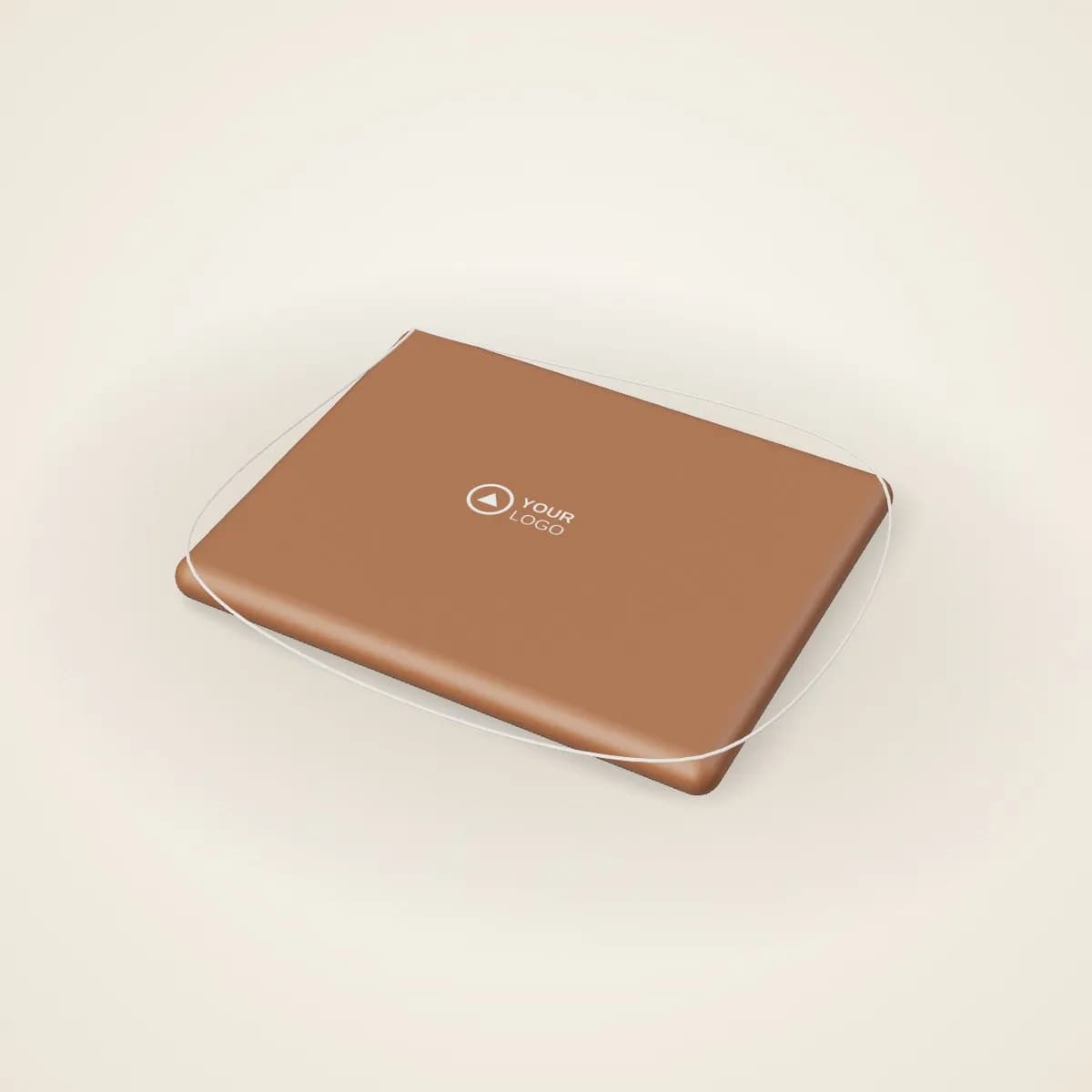 Leather Money Clip Card Holder with a custom logo