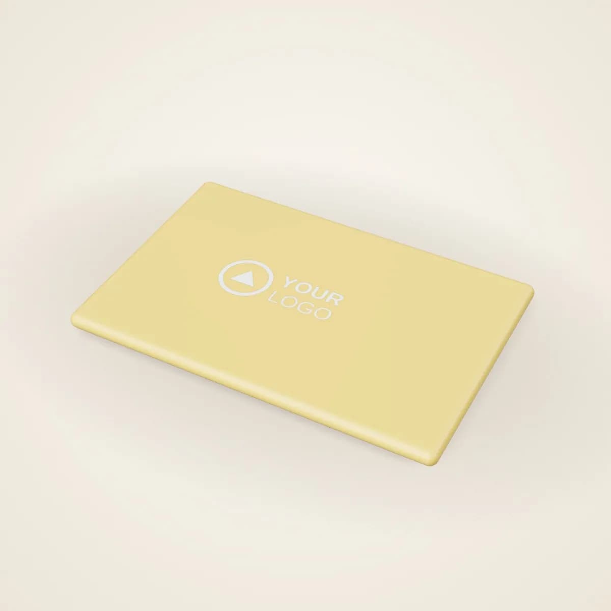Metal Name Badge with Magnetic Back with a custom logo