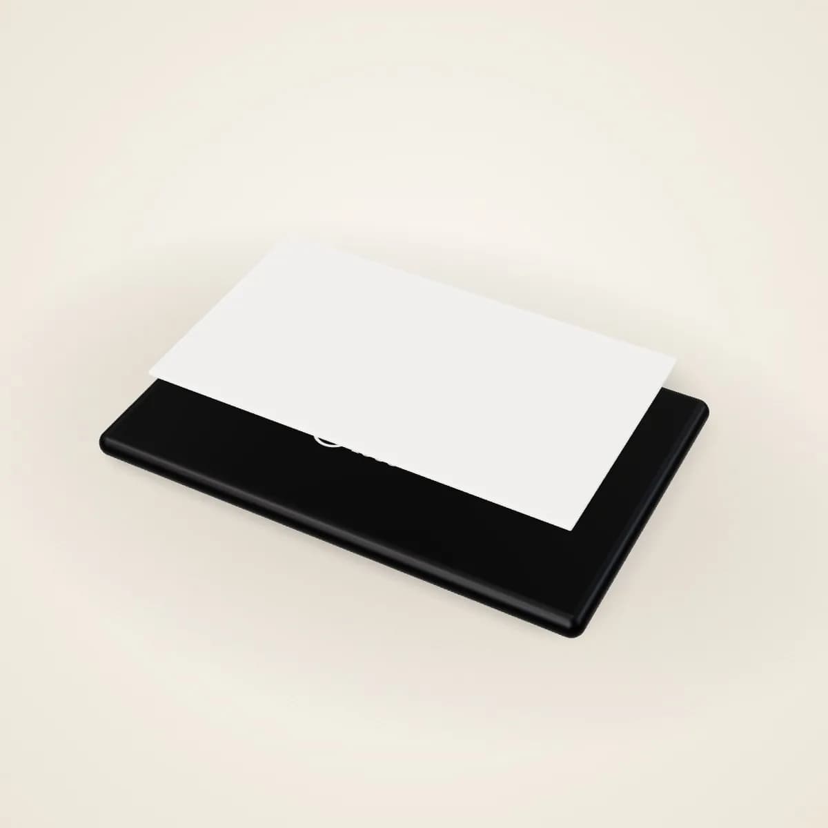 Metal NFC Digital Business Card with a custom logo