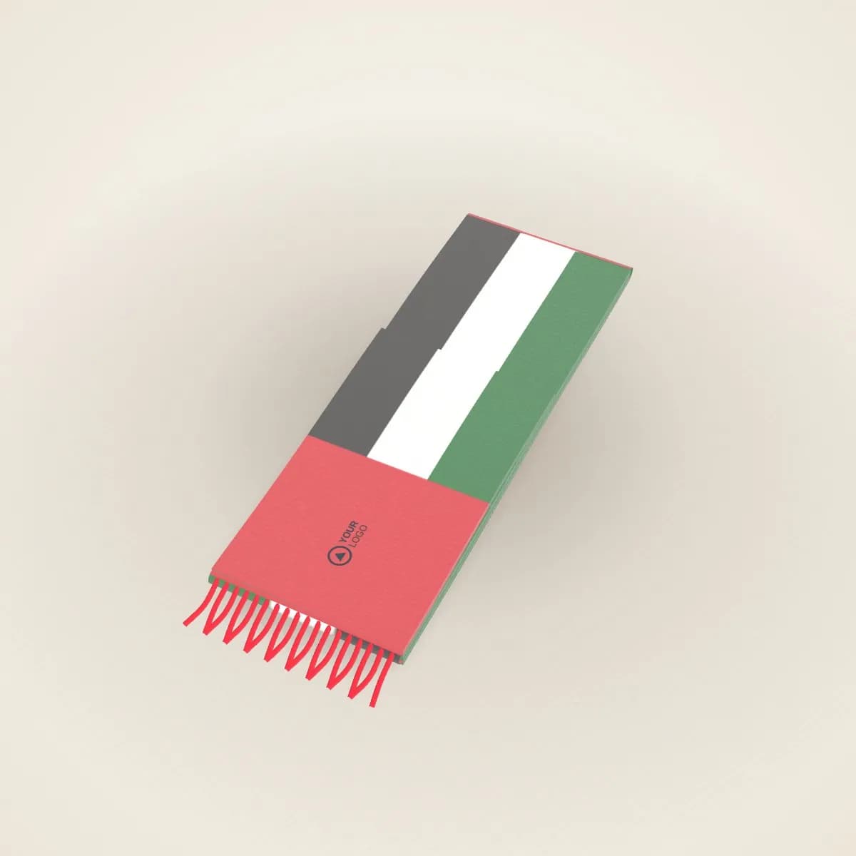 National Colours Scarf with Embroidered Logo in a range of colours