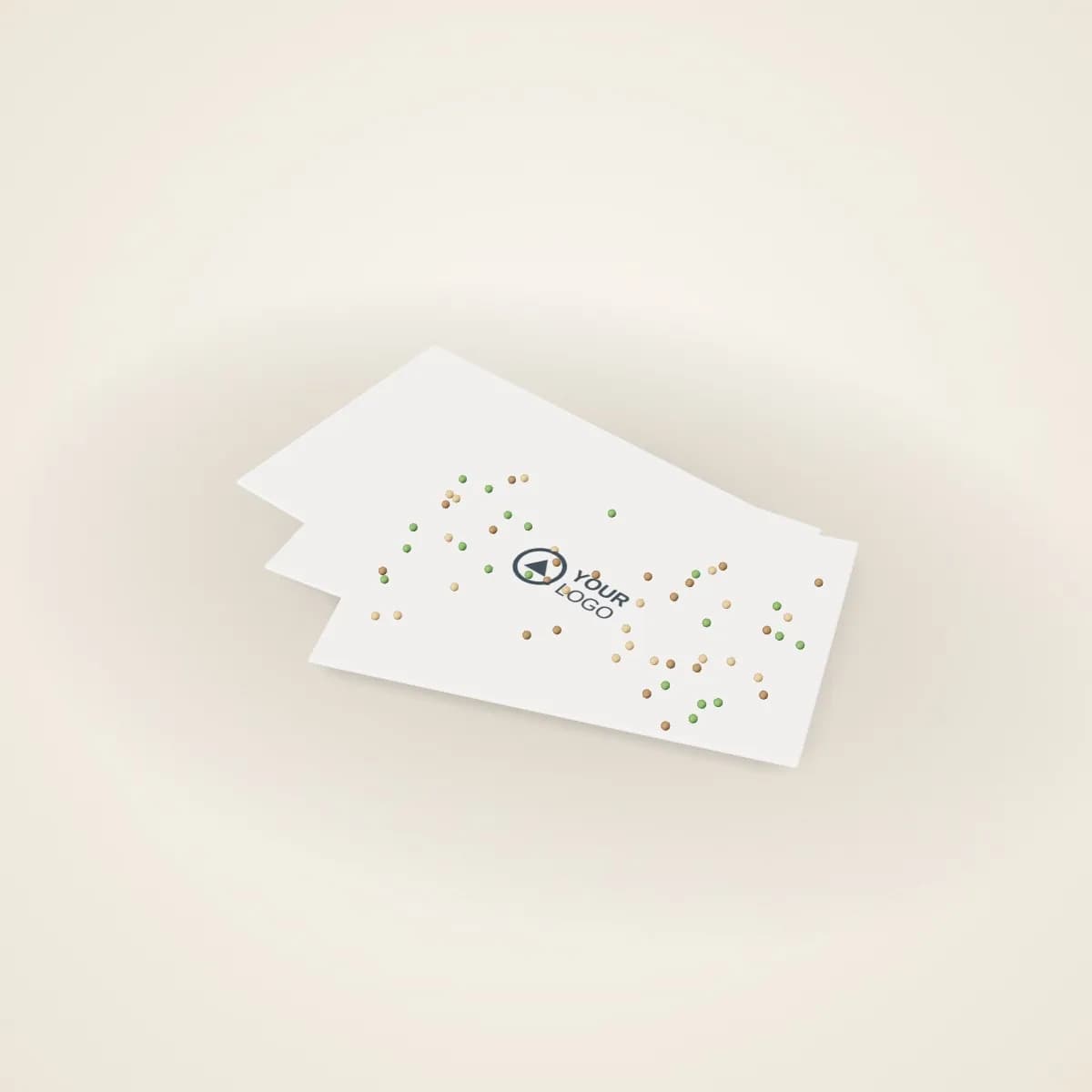 Plantable Seed Paper Desk Calendar with a custom logo