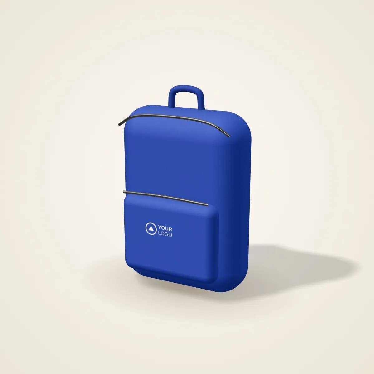 Polyester Drawstring Backpack 210D with a custom logo