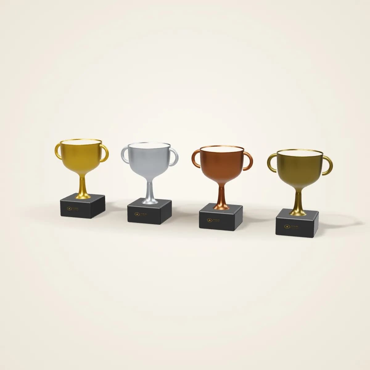Resin Figure Trophy for Sports Awards in a range of colours