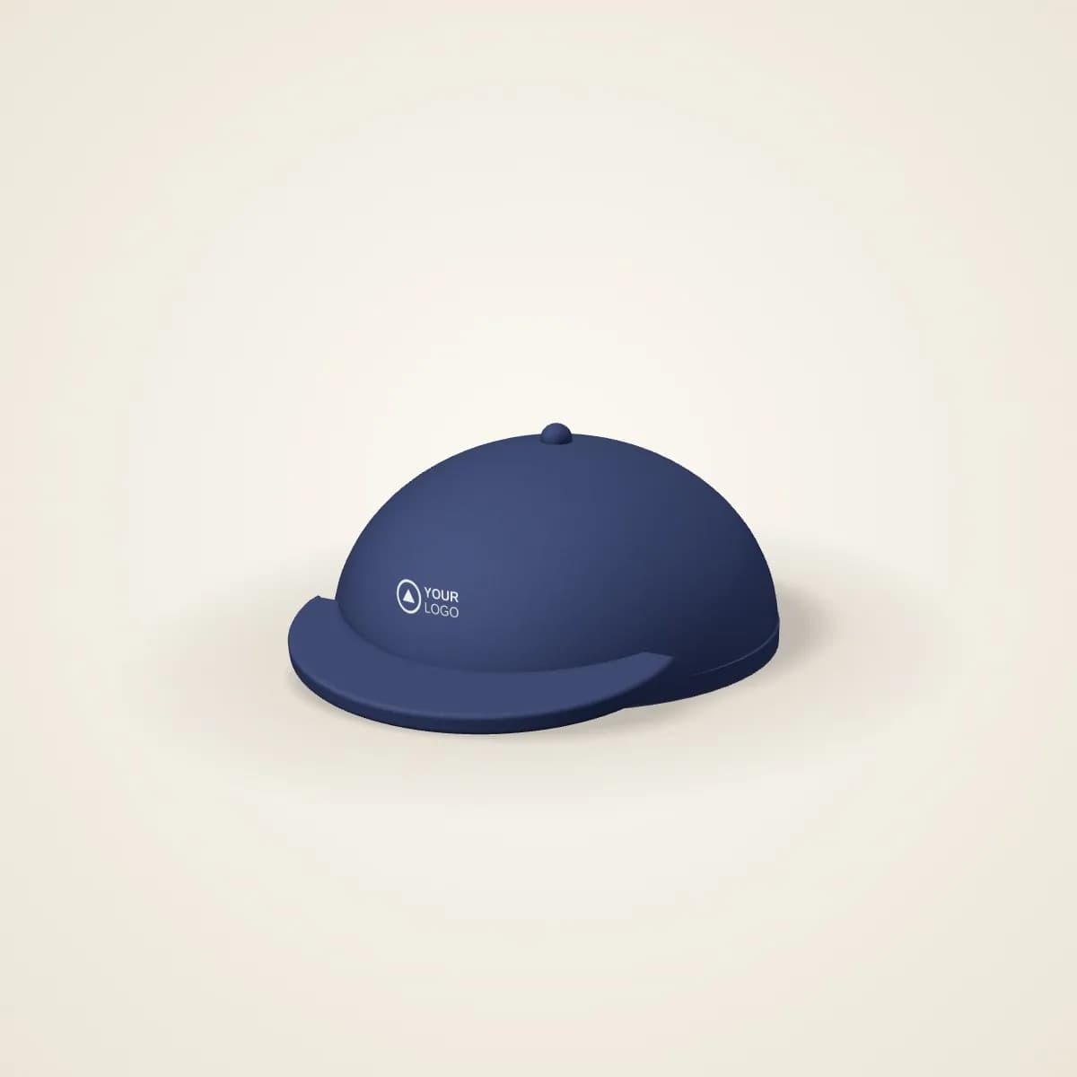 Stretch-Fit Closed Back Cap with a custom logo