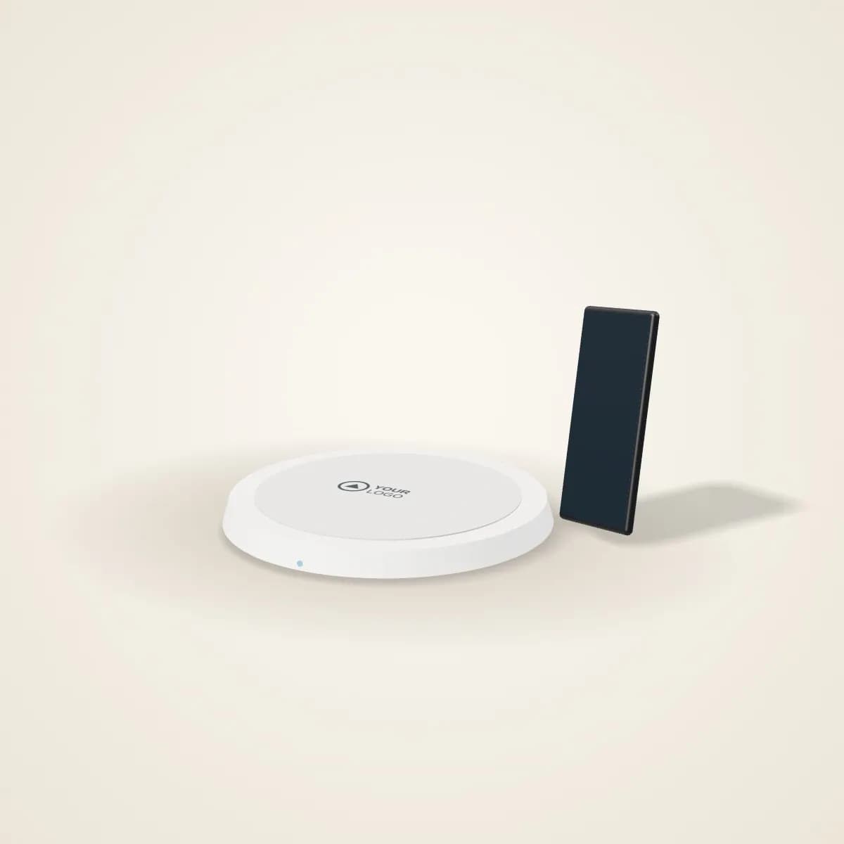 Wireless Charger with Ambient Night Light with a custom logo